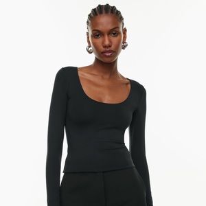 Aritzia Contour Scoopneck Longsleeve